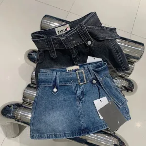 Y2K Denim Mini Skirts