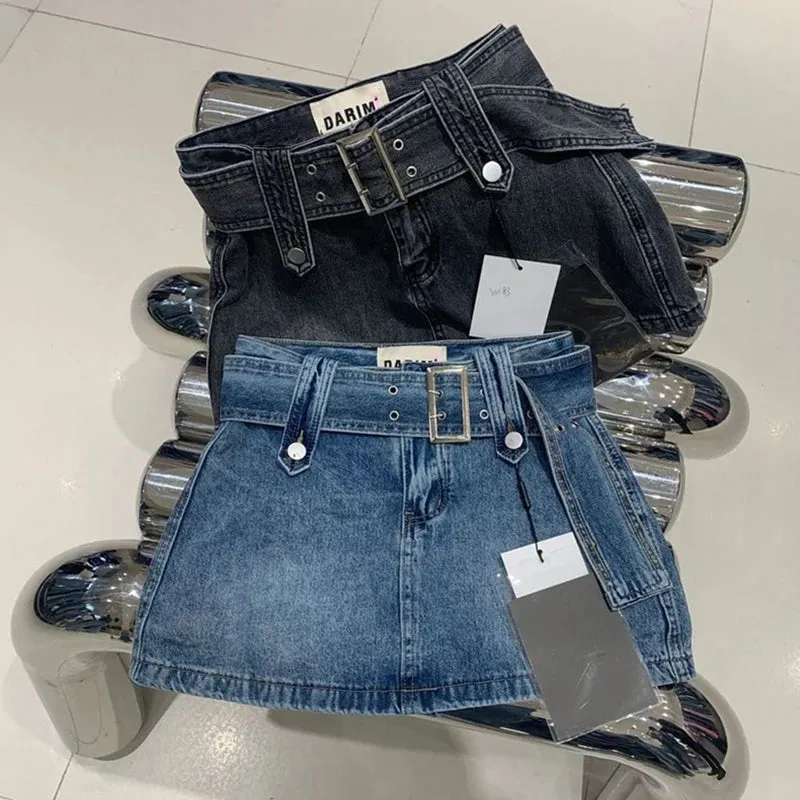 Y2K Denim Mini Skirts