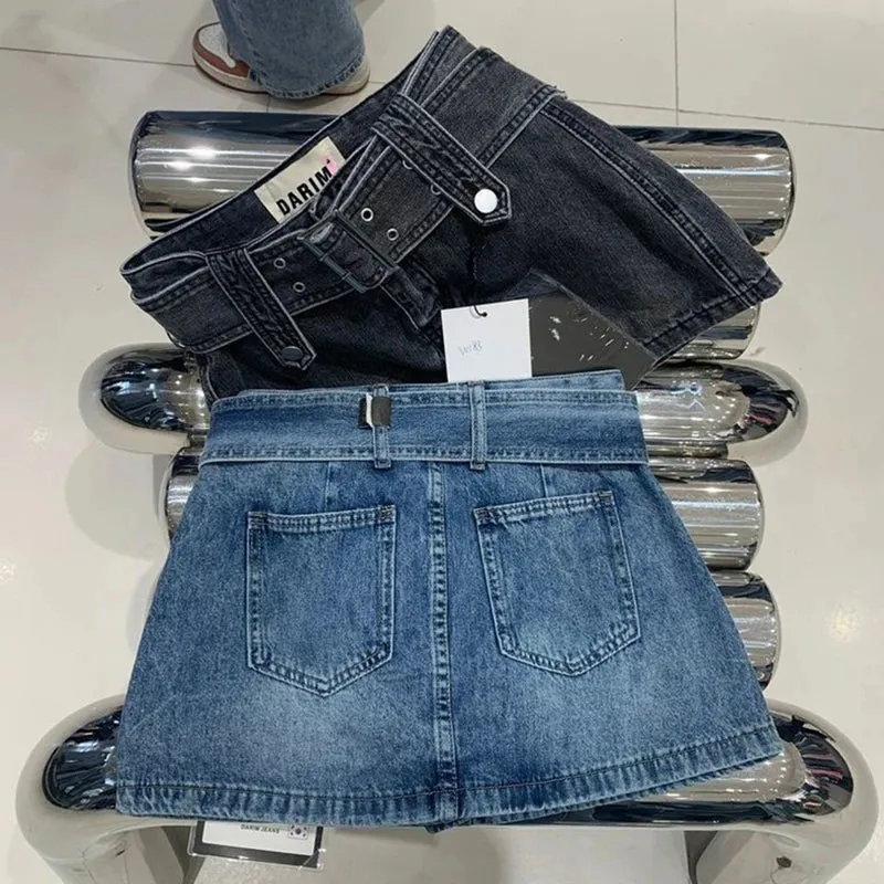 Y2K Denim Mini Skirts