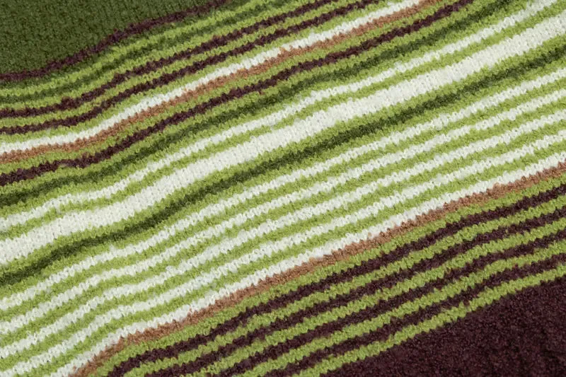 Y2K Knitted Stripe Patchwork Turtleneck Sweater